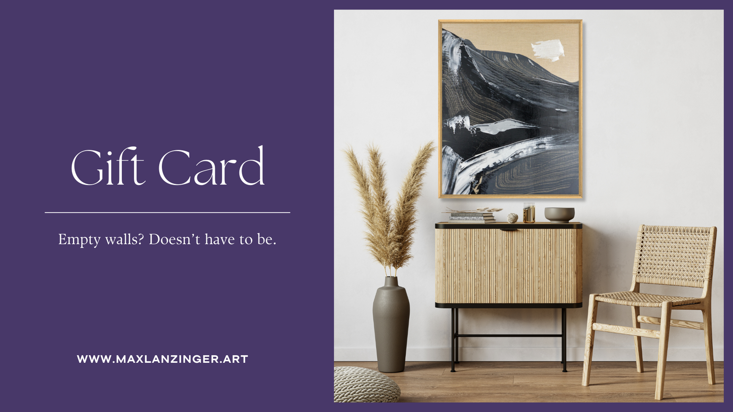 Gift Card - Max Lanzinger Artworks