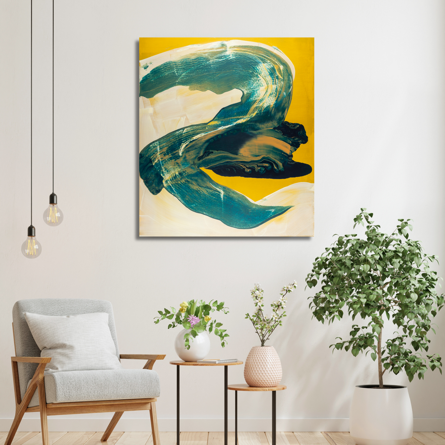 Silicon Delta (canvas print) - Max Lanzinger Artworks