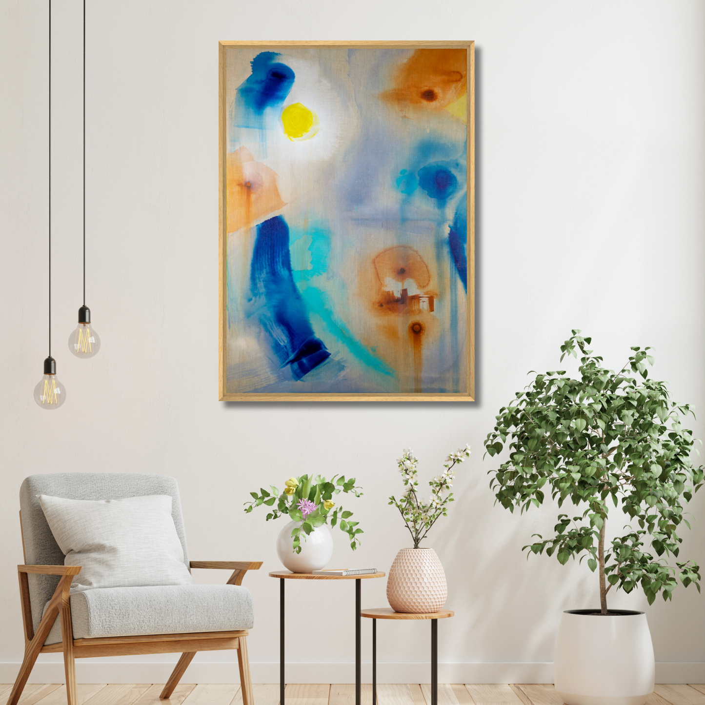 Heiter bis wolkig (canvas print)