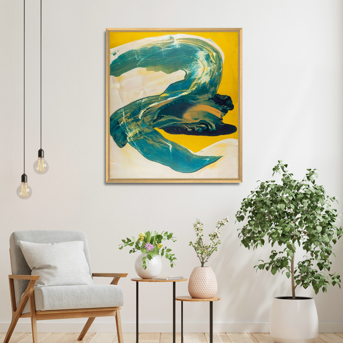 Silicon Delta (canvas print) - Max Lanzinger Artworks