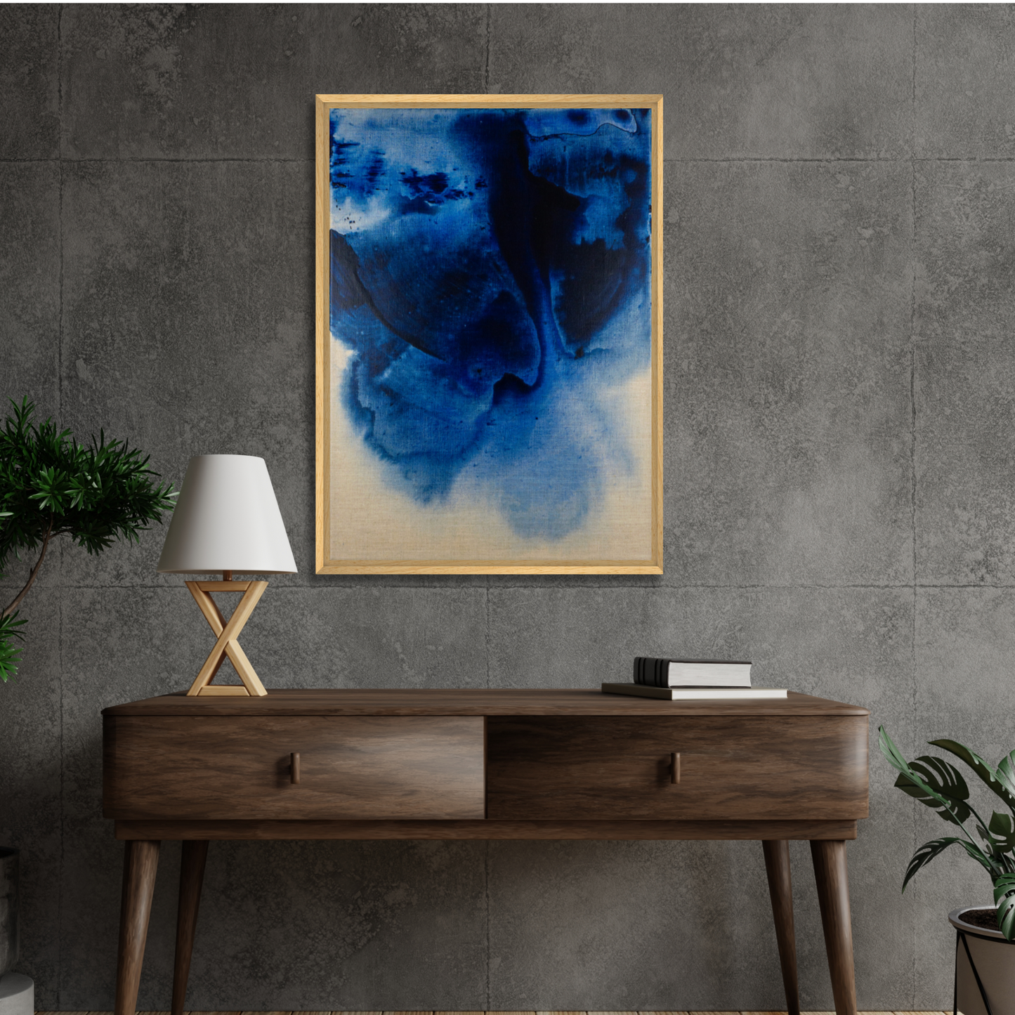 Canvas art print by Max Lanzinger with wood frame for decorating your home.