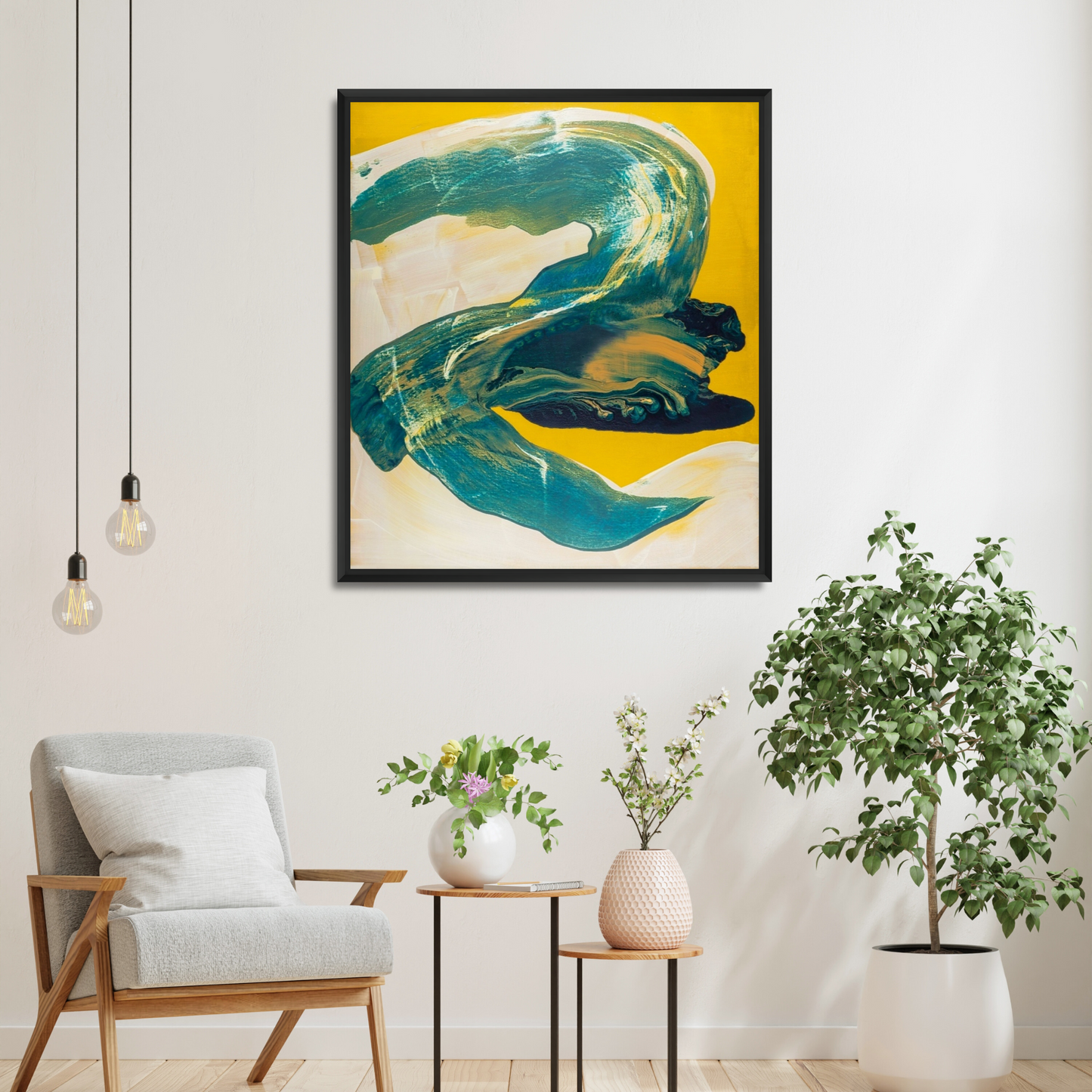 Silicon Delta (canvas print) - Max Lanzinger Artworks