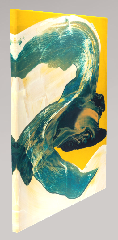 Silicon Delta (canvas print) - Max Lanzinger Artworks