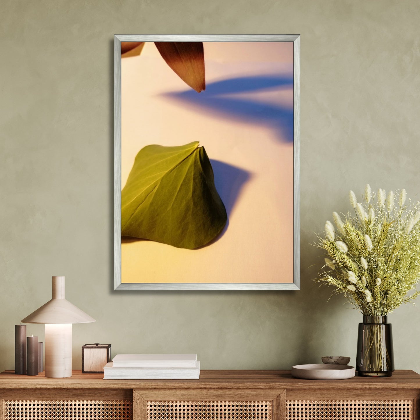 Photography print of plants with vivid colors, available as art print and canvas print.
