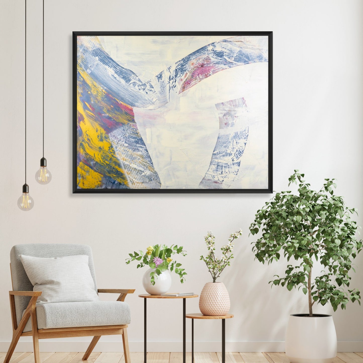 Detour - Max Lanzinger Artworks. Canvas art print hanging on living room wall.